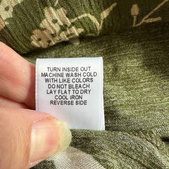 Free People Luna Chix NWT Beautiful dress amazing green and cream dress - Picture 9 of 11